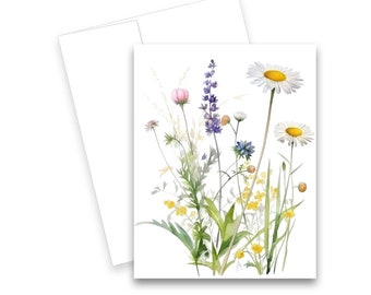 All Occasion Card, Wildflower card, Note card with envelopes, floral notecard, greeting card set, Blank note card set, greeting card set