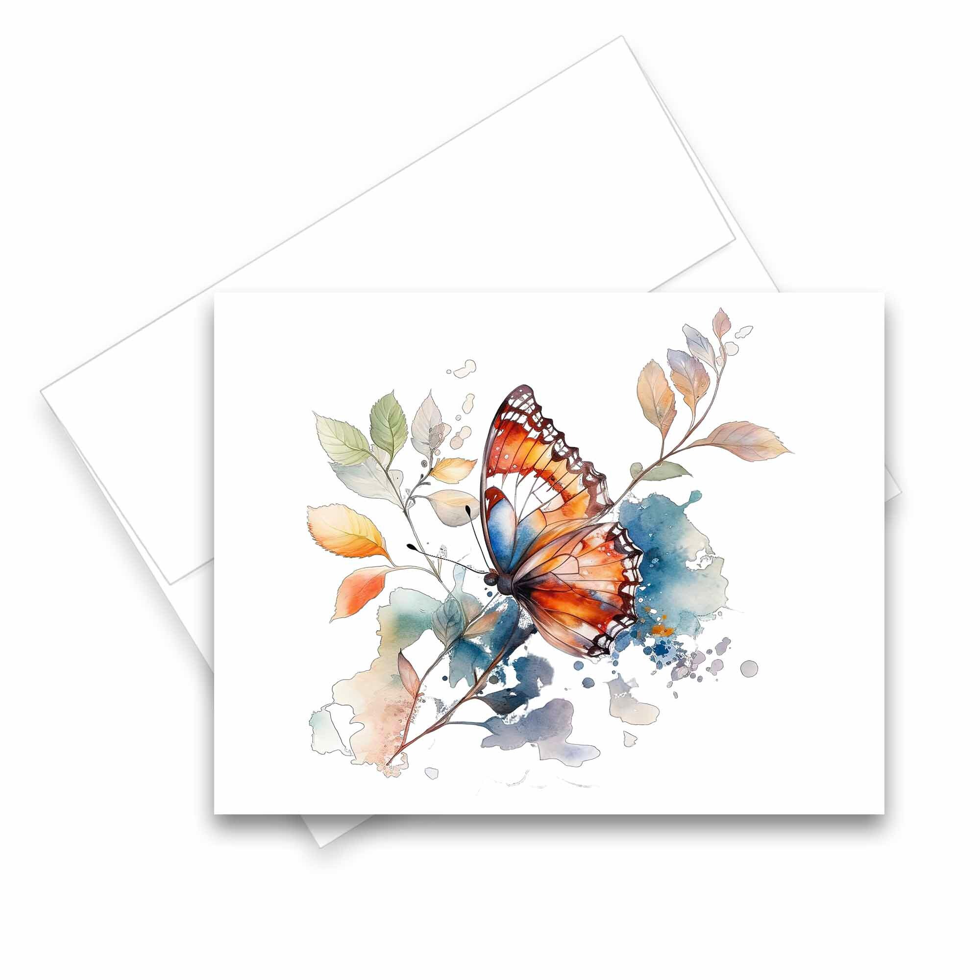 Assorted Greeting Cards, Butterfly Card Set, Blank Note Card Set ...
