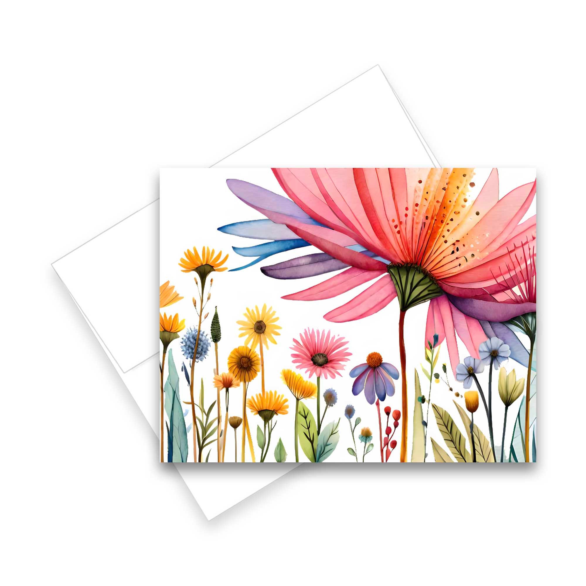 Note Card Flower Set, Wild Flower Cards, Note Card Pack, Assorted Cards