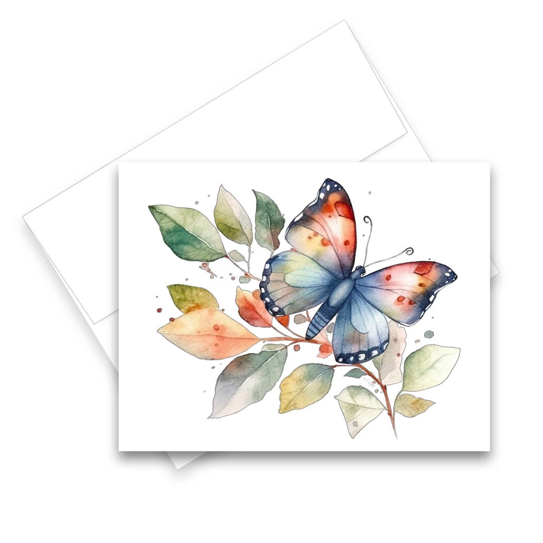 Butterfly Card Set, Blank Note Card Set, All Occasion Cards, Note Card ...