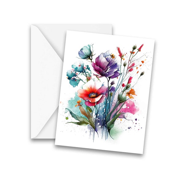 Flower Plain Set {Greeting Card} Flower Plain Set {Greeting Card}
