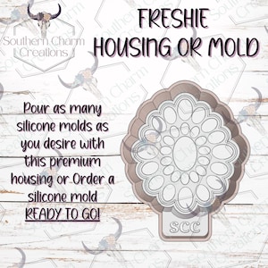 Western Stone Freshie Housing or Silicone Mold 3D Printed SCC Physical Housing or Silicone Mold