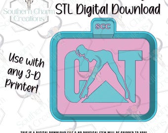 CATepillar Freshie Housing STL File Digital Download 3D Printer File