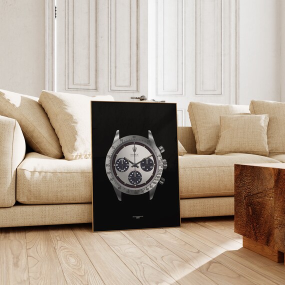 Rolex Paul Newman Cosmograph Daytona Ref. 6239 Watch Poster Print