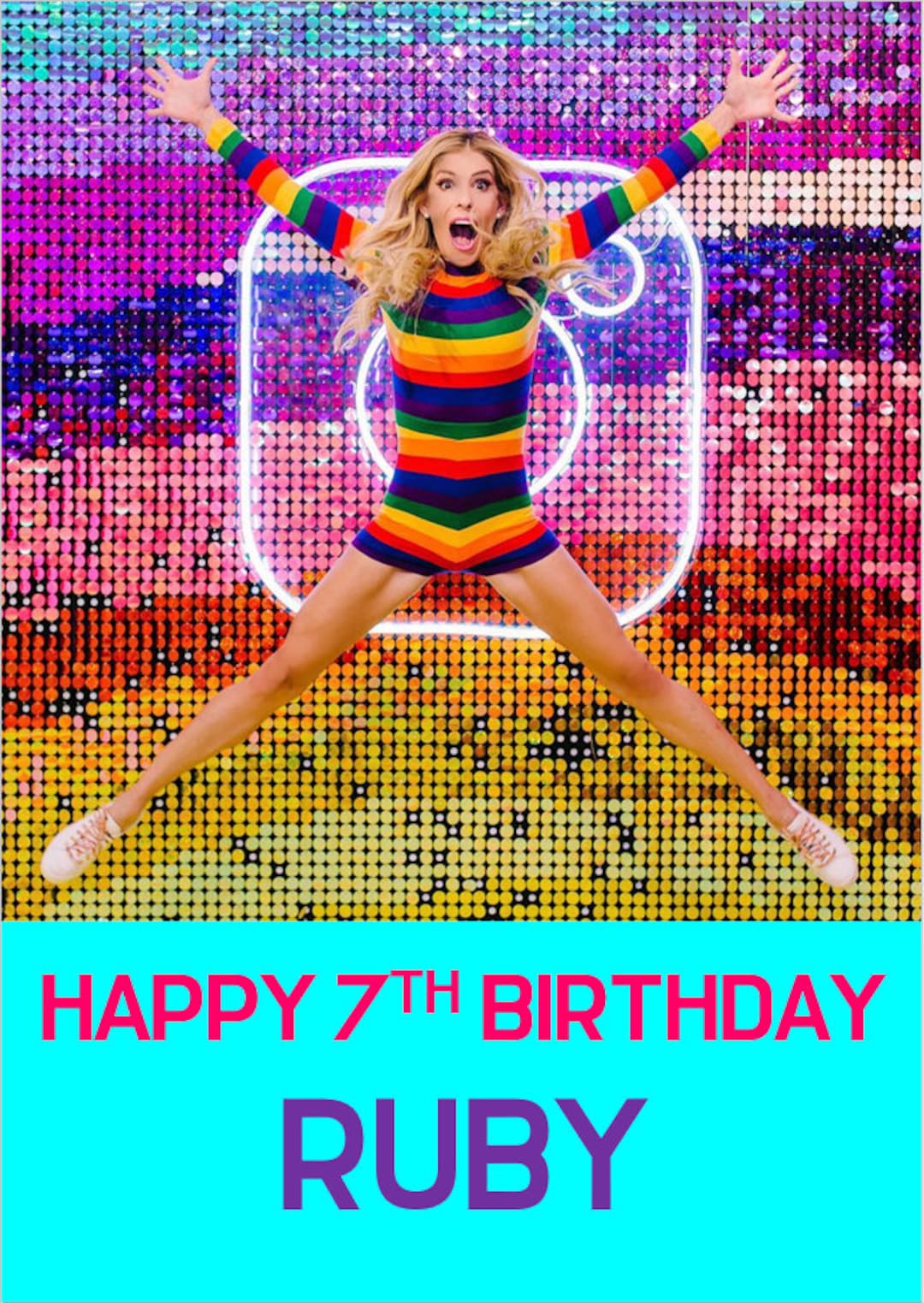 Rebecca Zamolo Birthday Card A5 Personalised Own Words A5 - Etsy UK