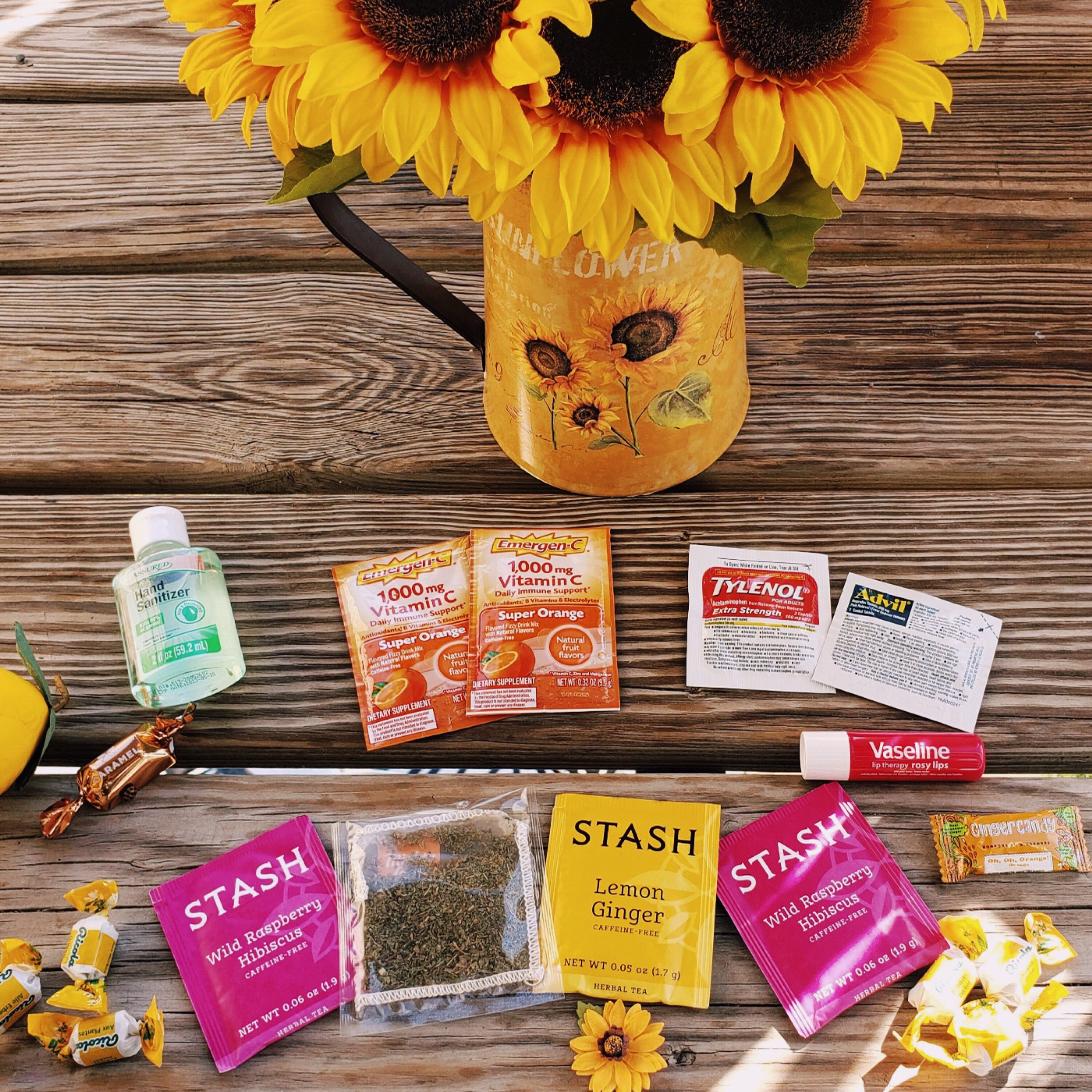 Get well soon care package cold an Flu Box of sunshine Gift Etsy