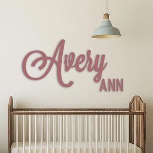 Custom Wood Baby Name Sign | Letter Wall Art | Kids Room Art | Wall Art for Nursery | Baby Name Sign | Kids Room Decor | Wooden Sign