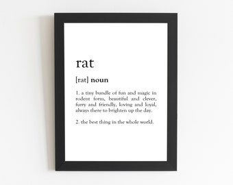 Rat Definition Print