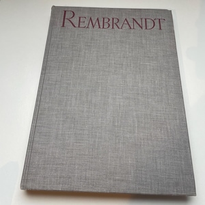 Vintage Rembrandt Art Book: 1960 Hardcover Coffee Table Decor