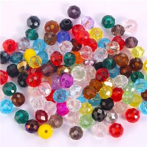 150pcs 3x4mm crystal beads for jewelry making crystal charm faceted loose beads jewellery diy necklace bracelet earrings