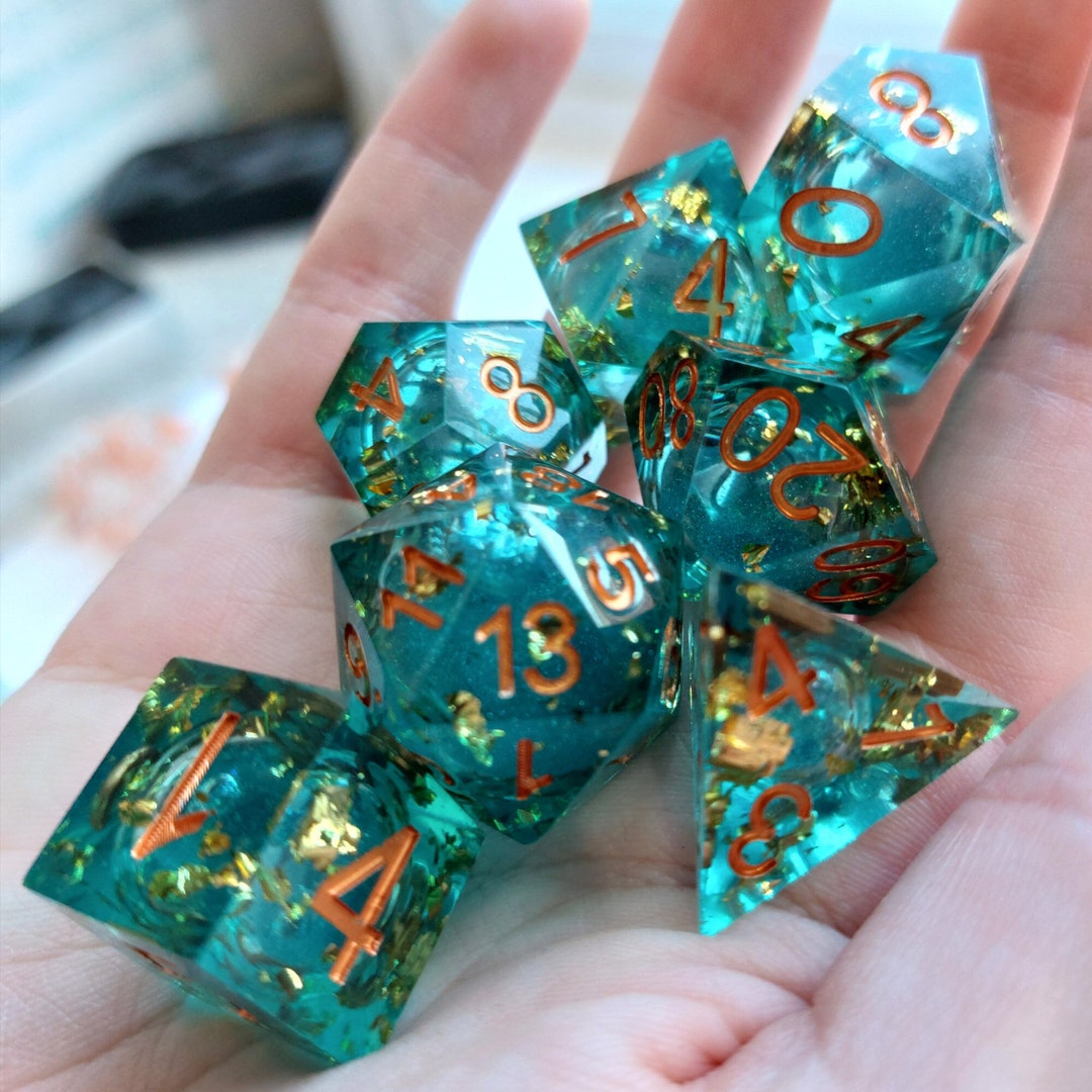 Sea of Souls Liquid Core Dice Liquid Core Dice Pirate Dice Glitter Dice