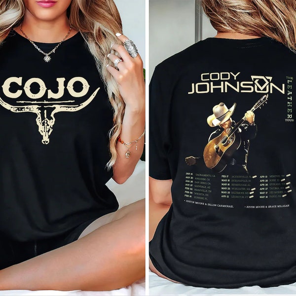 Cody Johnson Tour 2024 Shirt, Country Music Cojo Unisex Shirt, Cody Johnson Concert 2024, Cojo Country Music Shirt