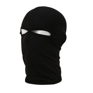 Black Ultra thin 2 hole Balaclava Ski Moto Bike Face Mask Sports