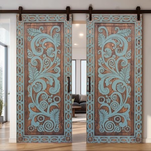 House Entrance Door, Craftsman Entrance Door, Farm House Entry House, Custom Barn Door, Rustic Interior Door, Carved Solid Wood Door