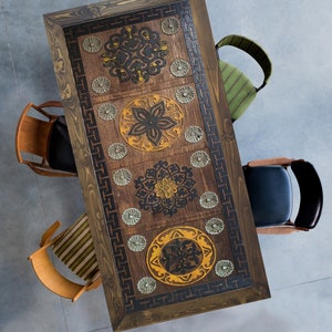 Custom Dining Table, Handmade Wood Table, Unique Table Design, Handcrafted Wood Tables