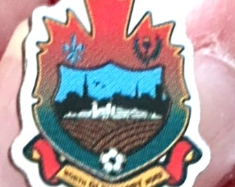 Pin con el escudo de armas de Glengarry, Ontario, bandera, torneo de Canadá, pin vintage antiguo, mochila canadiense, chaqueta, regalo de Navidad, relleno para calcetín navideño