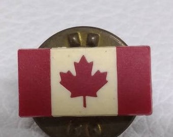 Canada Day Canadian Floating Flag Pin Pinback Maple Leaf vintage antique Lapel Backpack Jacket Bag Christmas Gift Stocking Stuffer