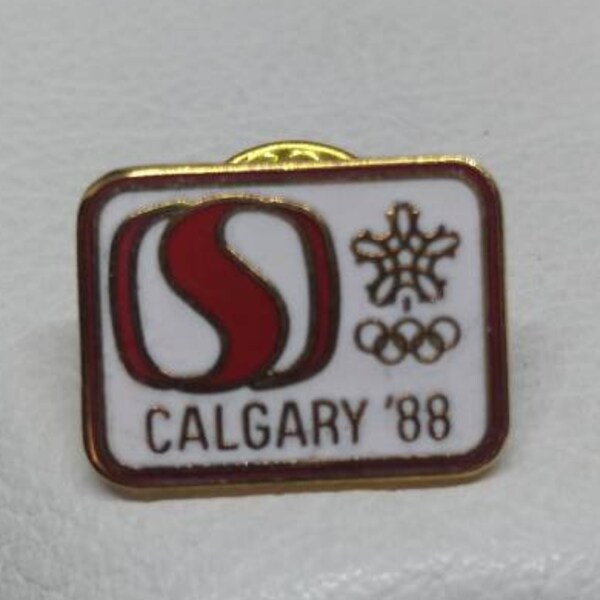 Safeway Calgary Canada 1988 Winter Olympic Game Pin vintage antique Alberta Beijing 2022 Jacket Backpack Bag Christmas Gift Stocking Stuffer