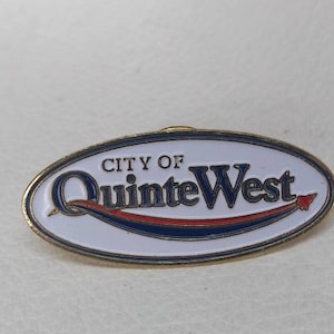 City of Quinte West Ontario Canada Pin Pinback Province vintage antique Backpack Jacket Bag Lapel Christmas Gift Stocking Stuffer
