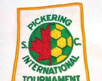 Pickering Patch Badge International Soccer Club FC Football Antique Vintage for coach Futbol jacket backpack