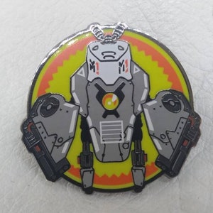 Sad Robot? Pin Transformer cyborg computer decepticon Autobot Pinback Pin vintage antique pacific rim kaiju Christmas Gift Stocking Stuffer
