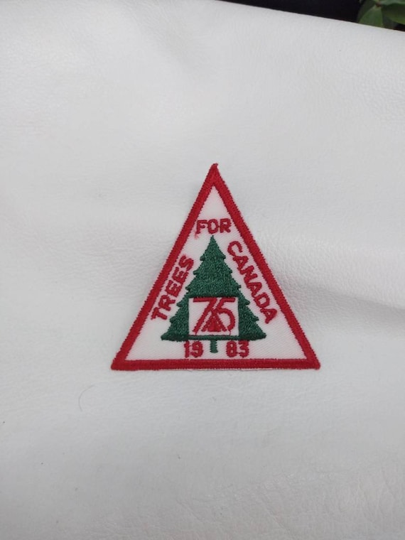 Trees for Canada 1983 Triangular Patch Canadian B… - image 4