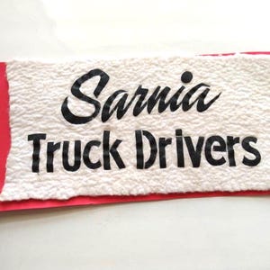 Sarnia Truck Drivers Collector’s patch vintage estate antique Canada Ontario Carriers Trucker Transport Semi Convoy Teamster Truckie