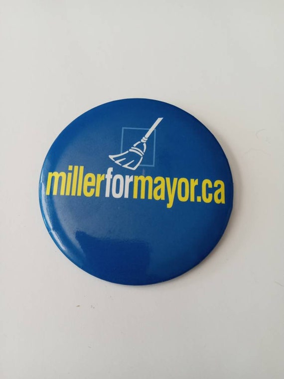 Miller For Mayors Toronto Election Antique Button… - image 5