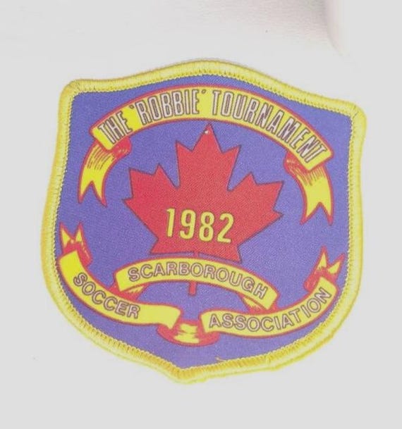 1982 Robbie Tournament Patch Badge Scarborough So… - image 9