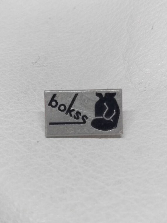 Bokss Patriotic Soviet Russian Pin USSR Jewelry A… - image 3