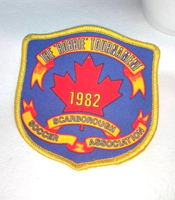 1982 Robbie Tournament Patch Badge Scarborough So… - image 7