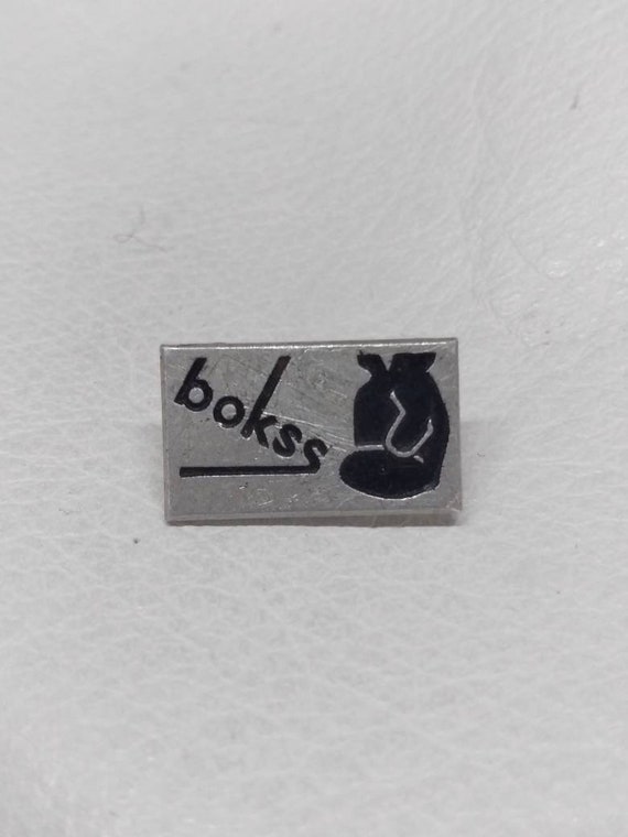 Bokss Patriotic Soviet Russian Pin USSR Jewelry A… - image 2