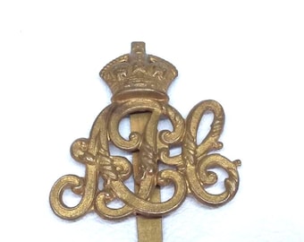 Army Pay Corp British Canadian Military Hat Pin Badge Hardware Insignia Antique Vintage Rare WWII England Christmas gift Stocking stuffer