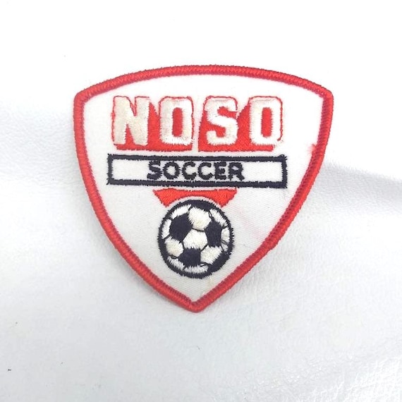 NOSO Soccer North Olmsted Ohio Patch Badge Football Ball Club Antique Vintage gift for coach jacket backpack
