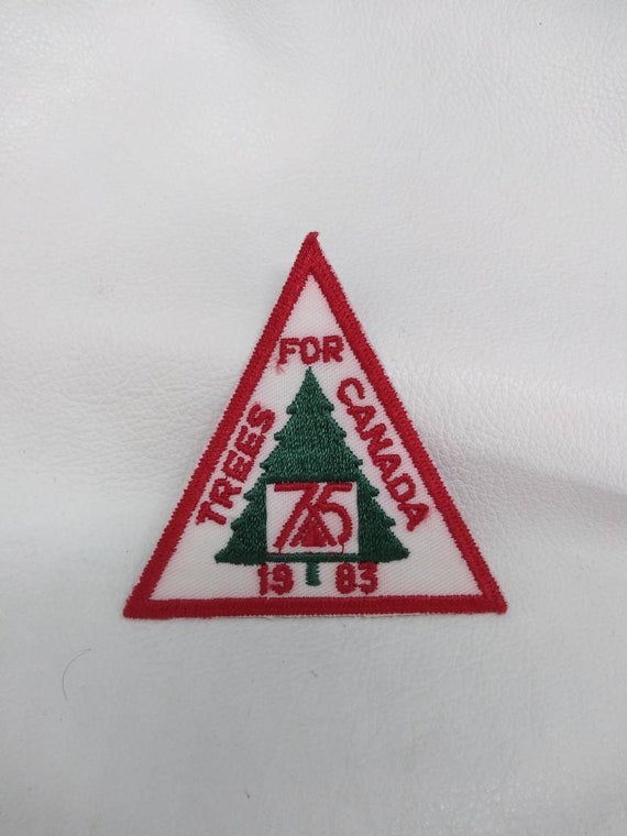 Trees for Canada 1983 Triangular Patch Canadian B… - image 6