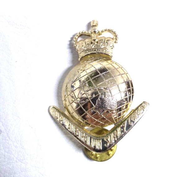 Royal Australian Survey Corps Military RA Svy Hat Pin Badge Hardware Insignia Antique Retro Vintage Rare Christmas gift Stocking stuffer View 5