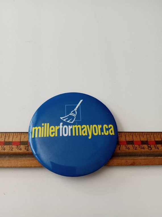 Miller For Mayors Toronto Election Antique Button… - image 9