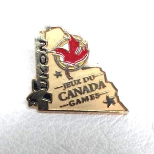 Yukon Canadian Winter Olympic Pin Canada Games 2007 Whitehorse Antique Vintage Pinback Beijing 2022 Backpack Christmas Gift Stocking Stuffer