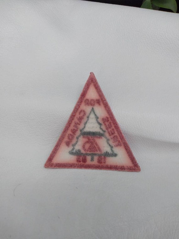 Trees for Canada 1983 Triangular Patch Canadian B… - image 3