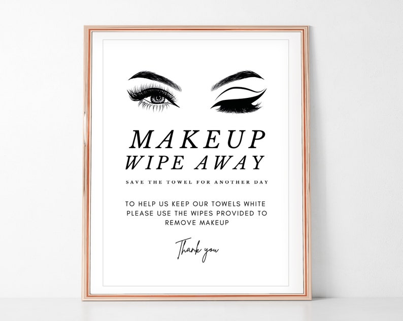 Airbnb Guest House Bathroom Towel Sign Canva Template and Etsy