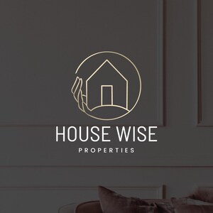 Realtor Logo Template: Home Care Branding (Canva Logo)