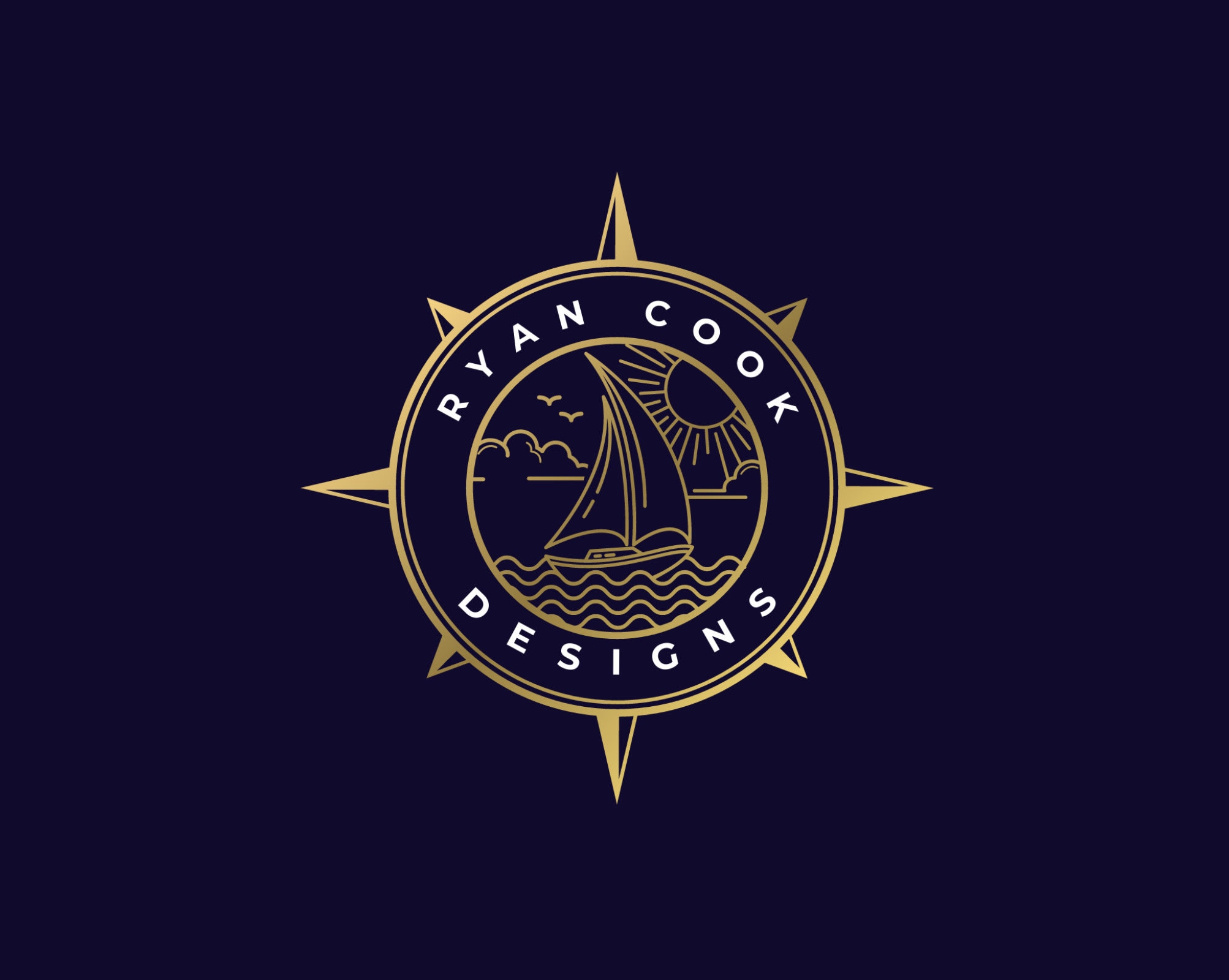 sailboat logo design