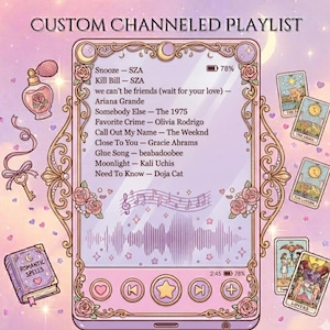 Benutzerdefinierte Kanalisierte Playlist von Ihrer Person - Lieferung am selben Tag - Digitale PDF-Lesung