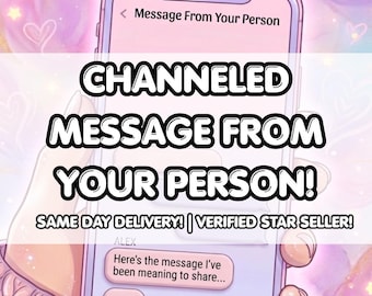 Channeled Message From Your Person Tarot Reading | Same Day Delivery