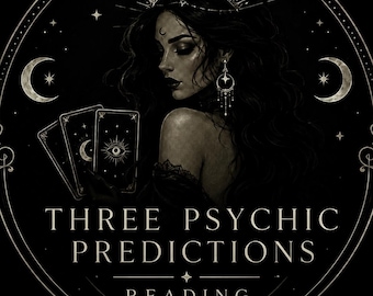 3 Psychic Predictions Reading | Future Insight Tarot Guidance (Digital Delivery)