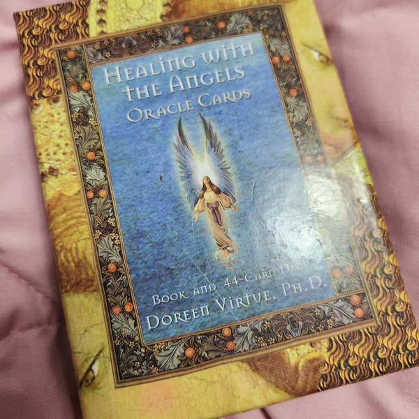 VINTAGE Healing With Angels Oracle Cards Doreen Virtue Deck