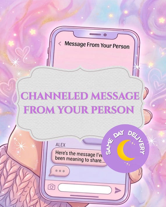 Channeled Message From Your Person Tarot Reading | Same Day Delivery