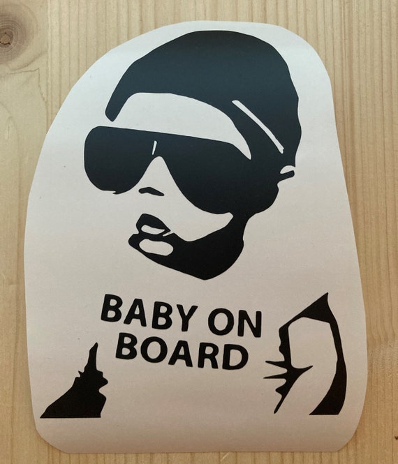 Baby on Board Decals Stickers Signs for Car Cool Sunglasses Baby 4