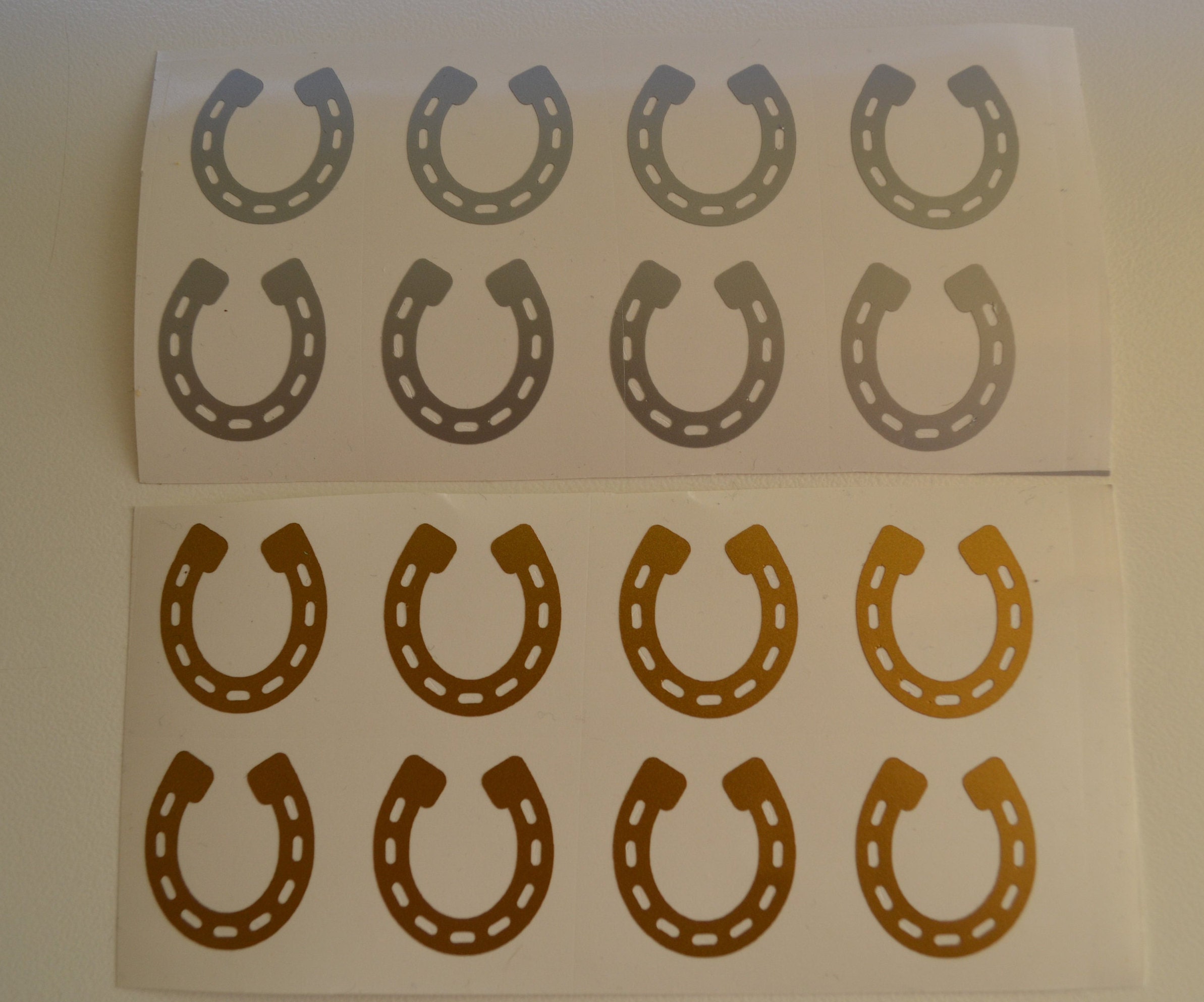 Set of 12 Horseshoe Stickers Wedding Stickers Horse Shoe Etsy Canada