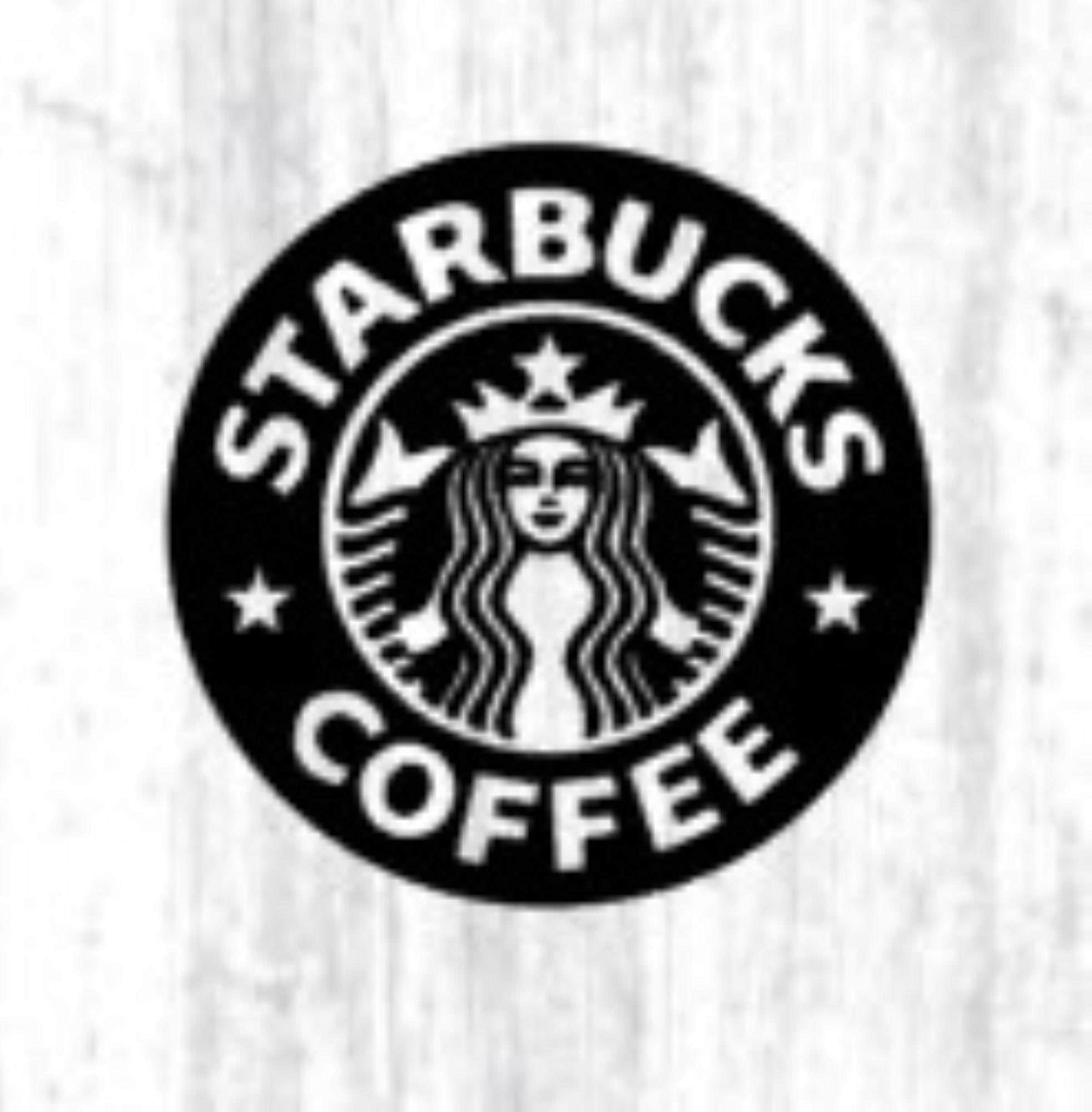 Starbucks Replica Logo Vinyl Decal, Starbucks Coffee Lover - Etsy Israel, image size:1964x2000